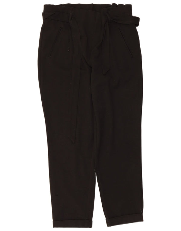 Zara Pantalon court fuselé pour femme Medium W28 L25 Noir