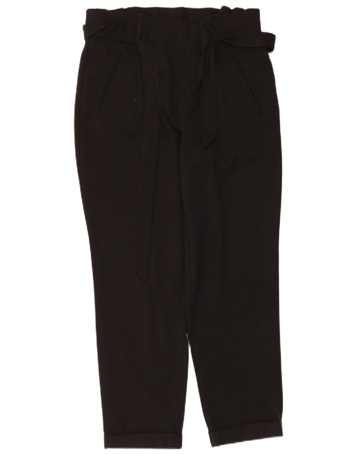 Zara Pantalon court fuselé pour femme Medium W28 L25 Noir