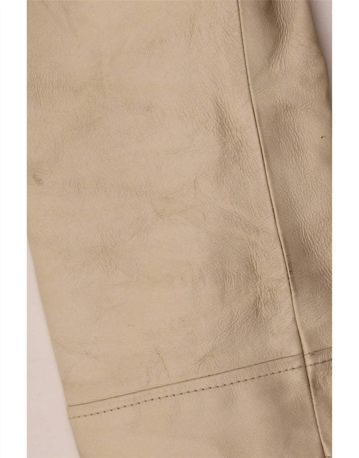 Conbipel Veste En Cuir Femme IT 42 Beige Moyen