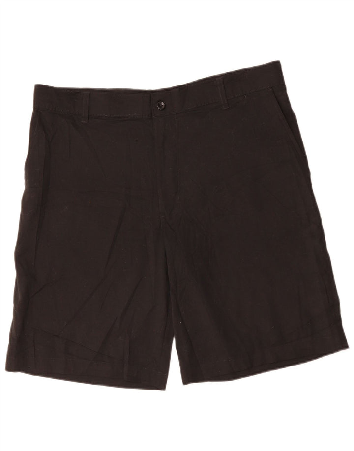 RUSSELL ATHLETIC Short Chino Homme W34 Grand Noir Polyester