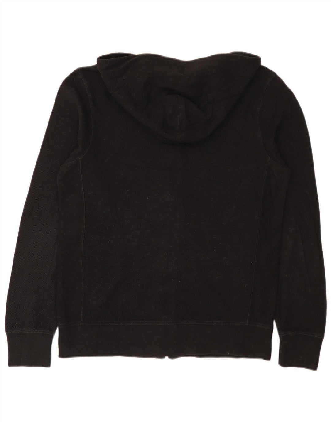 Zara Pull à capuche zippé pour homme Large Noir