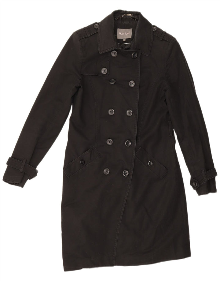 Phase Eight Trench militaire pour femme UK 10 Petit Noir