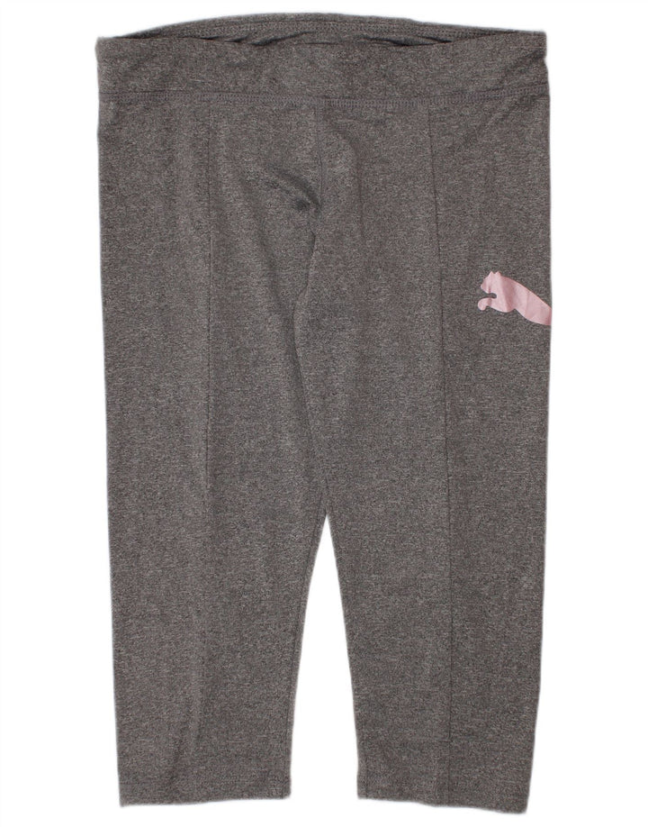 Puma Legging Graphique Fille 12-13 Ans Large Gris Polyester