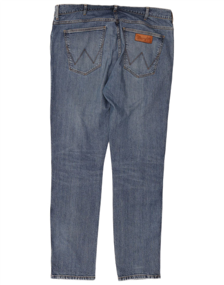 Wrangler Jean Slim Larston Homme W38 L34 Bleu Coton