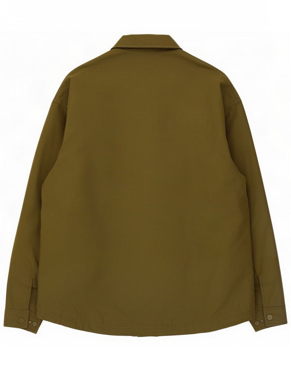 Zara Veste utilitaire coupe décontractée pour homme UK 40 Large Kaki Nylon