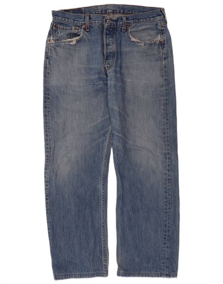 Levi's Jean Droit 501 Homme Bleu W34 L27 Coton
