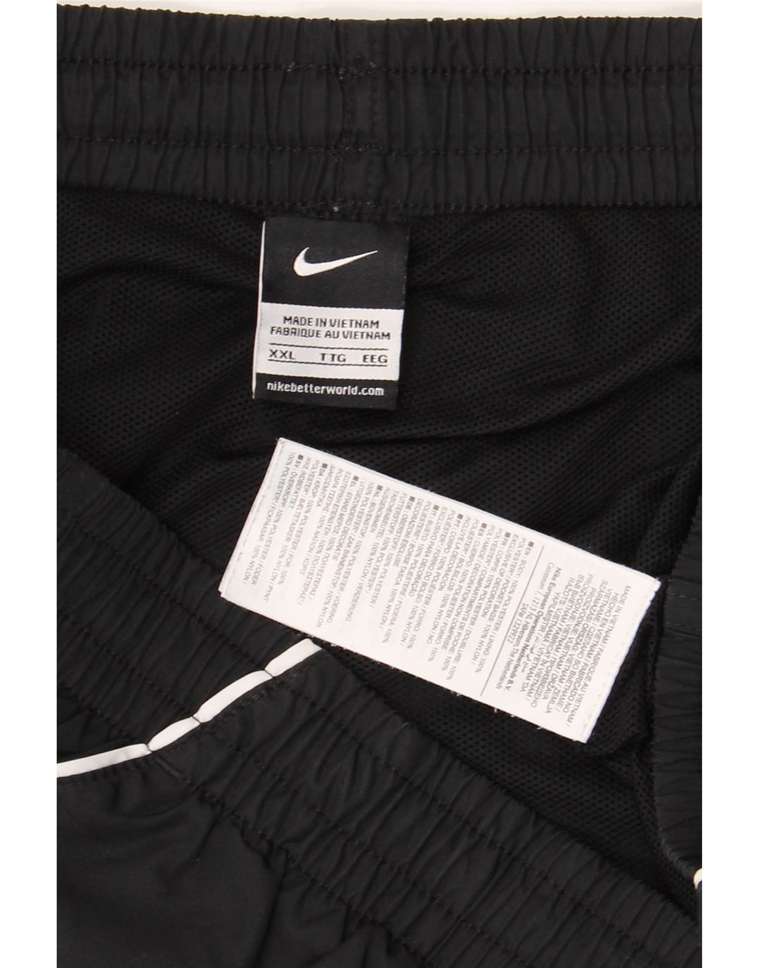 Nike Short de sport graphique pour homme 2XL Noir Polyester