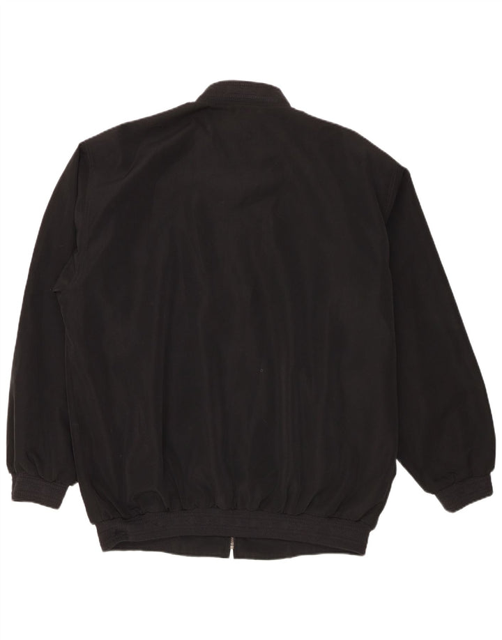 Veste Bomber Homme Vintage UK 44 2XL Polyester Noir