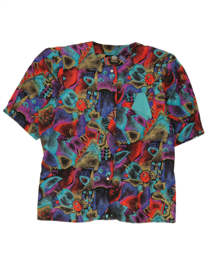 Chemisier chemise à motif abstrait pour femme Golden Gate IT 44 moyen multicolore