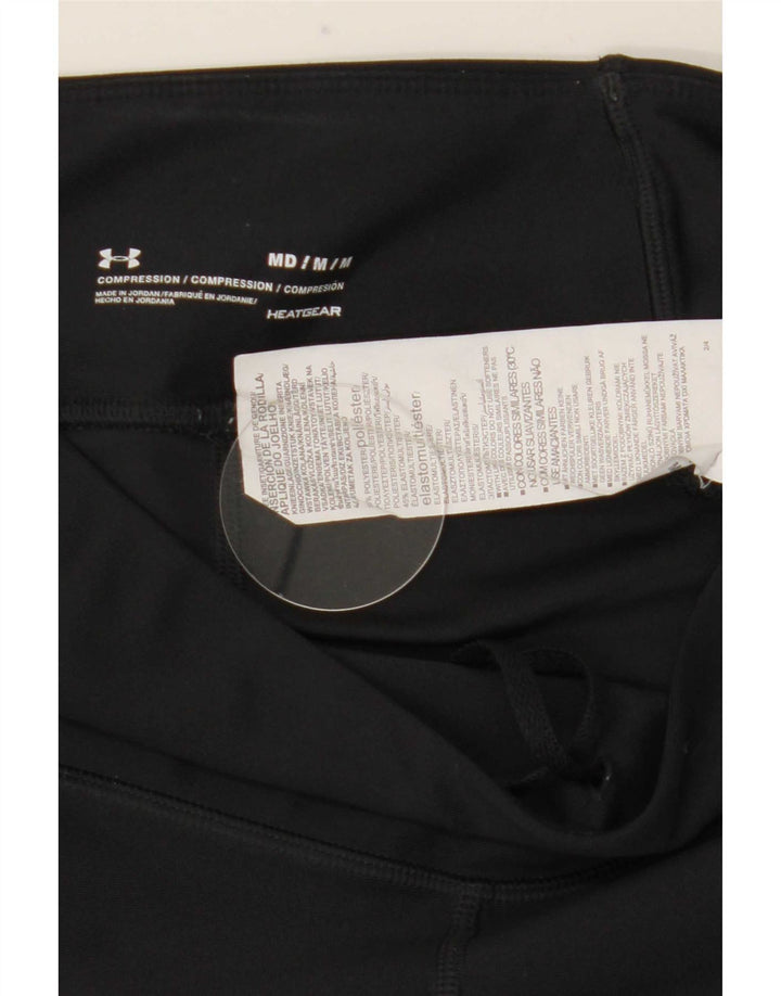 Under Armour Legging Heat Gear Femme UK 42 Noir Moyen Polyester