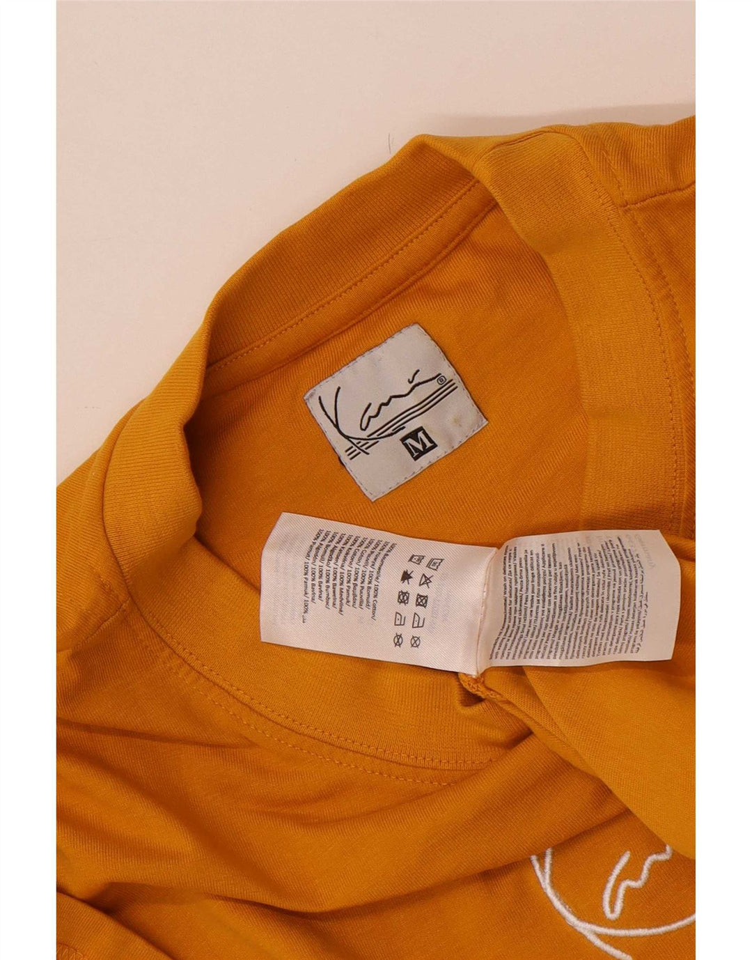 Karl Kani T-Shirt Homme Orange Moyen Coton