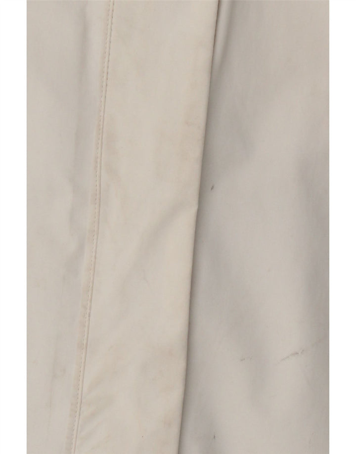 The North Face Veste de pluie pour femme UK 16 Large Blanc Colorblock Polyester