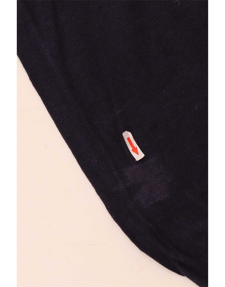 Massimo Dutti Pull Col V Homme Bleu Marine Moyen