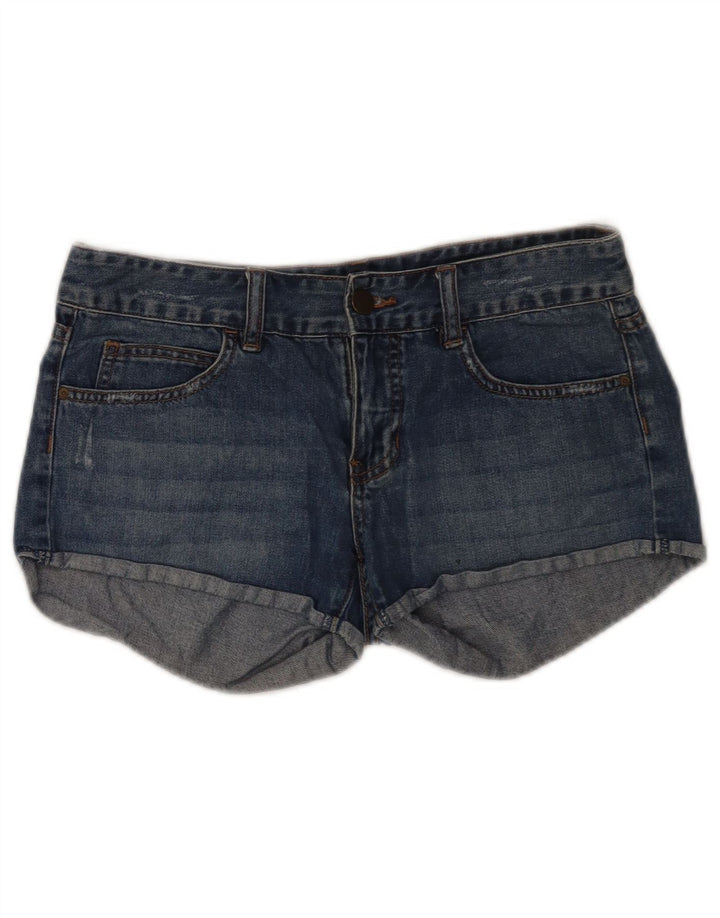 Billabong Short en jean vieilli pour femme W28 en coton bleu moyen