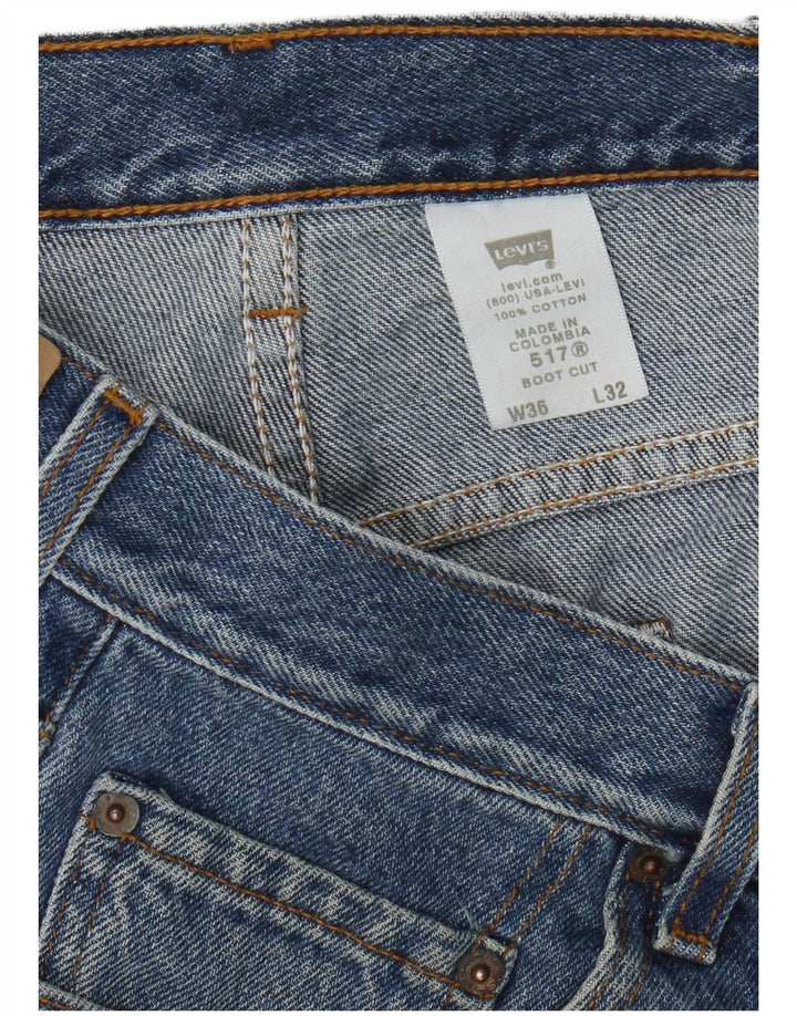 Levi's Jean Bootcut 517 Homme Bleu W36 L32 Coton