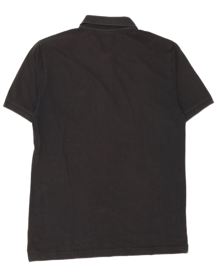 Kappa Polo Homme Noir Moyen Coton
