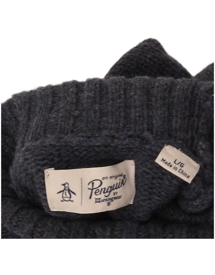 Penguin Pull col roulé pour femme UK 16 Large Bleu marine