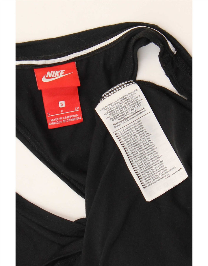Nike Débardeur graphique pour femme UK 10 Petit Noir Polyester