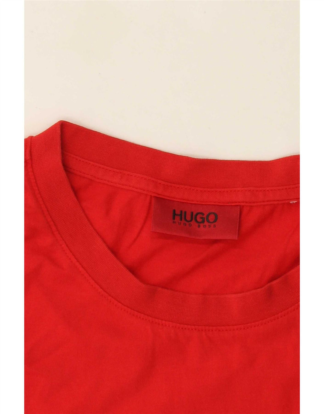 Hugo Boss Homme T-Shirt Graphique Haut Petit Rouge