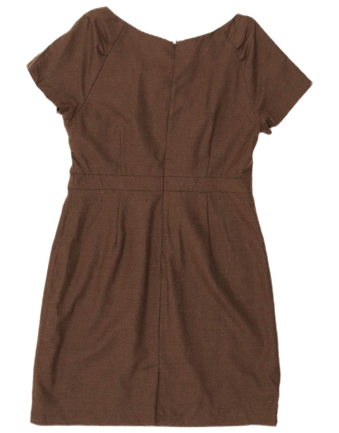 J. CREW Robe fourreau pour femme US 12 Grande laine marron