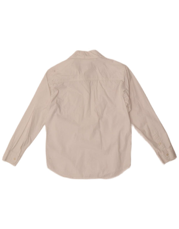 Trussardi Chemise Graphique Garçon 8-9 ans Blanc Coton