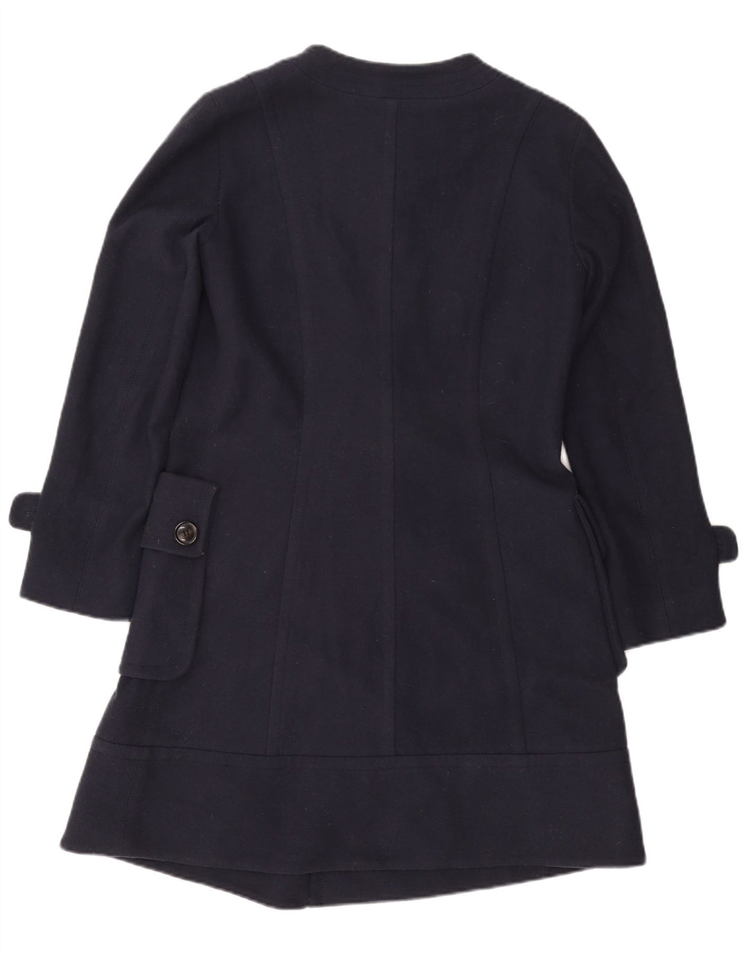 MARLBORO CLASSICS Duffle Coat Femme EU 42 Large Bleu Marine Polyester