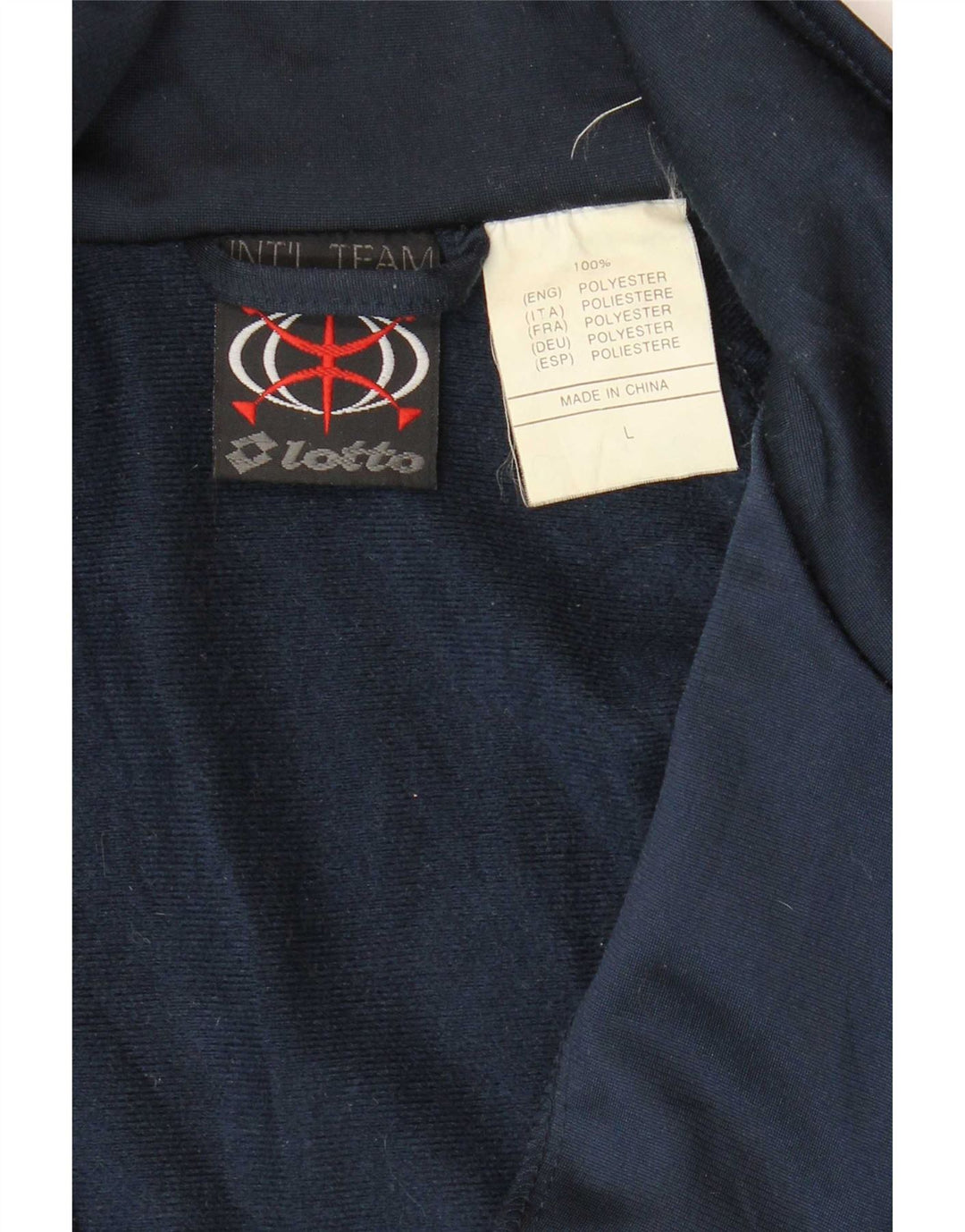Lotto Veste de Survêtement Graphique pour Homme Large Bleu Marine Colorblock