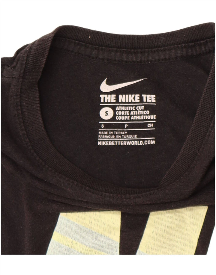 NIKE T-shirt graphique coupe athlétique pour hommes, petit, noir