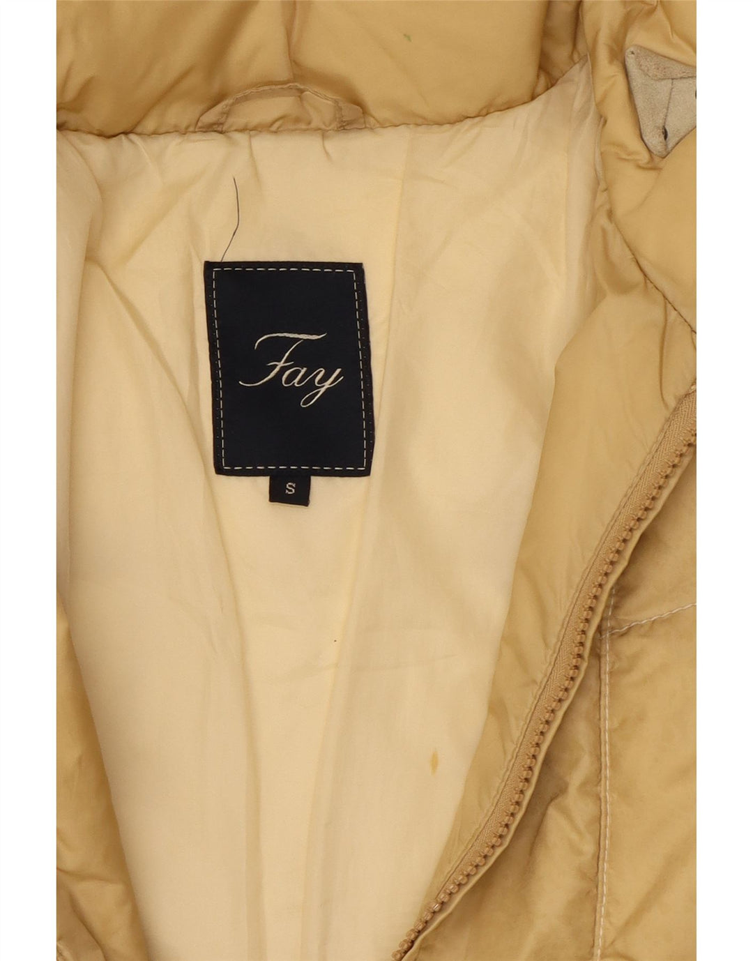 Fay Veste matelassée pour femme UK 10 Small Beige