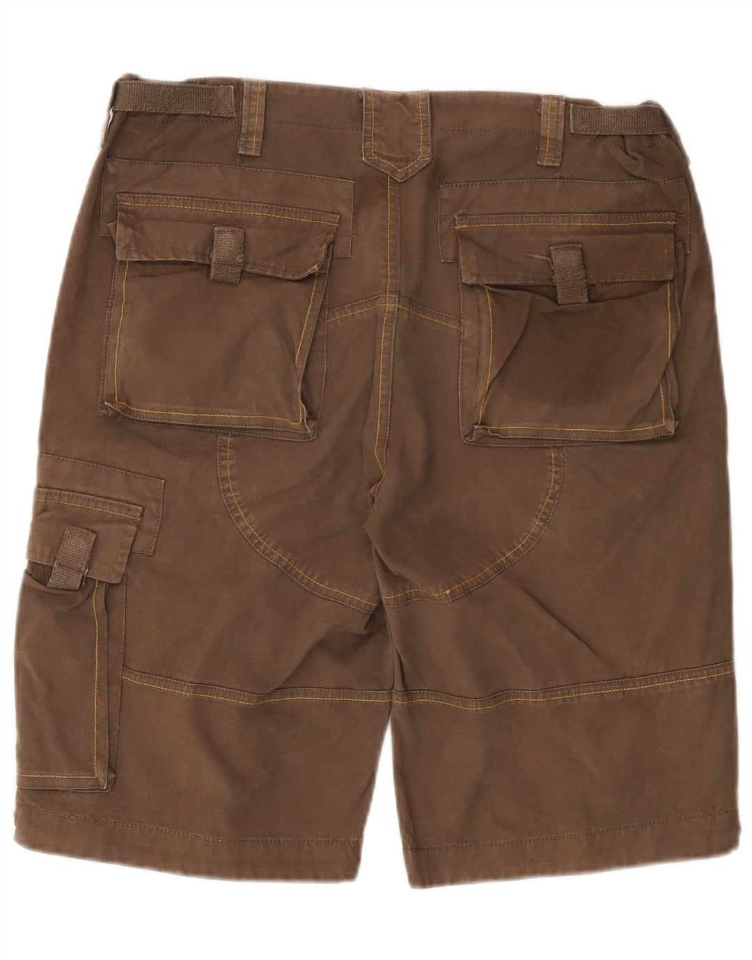 VINTAGE Short Cargo Homme IT 48 Moyen W32 Marron