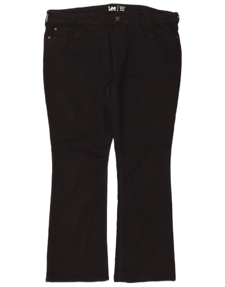 Lee Jean bootcut taille moyenne pour femme, coupe régulière, US 22 3XL W44 L31, noir