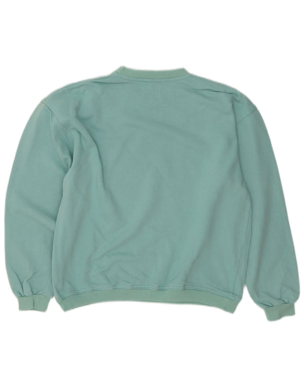 Vagabond Sweat-shirt surdimensionné graphique pour femme UK 10 Small Turquoise