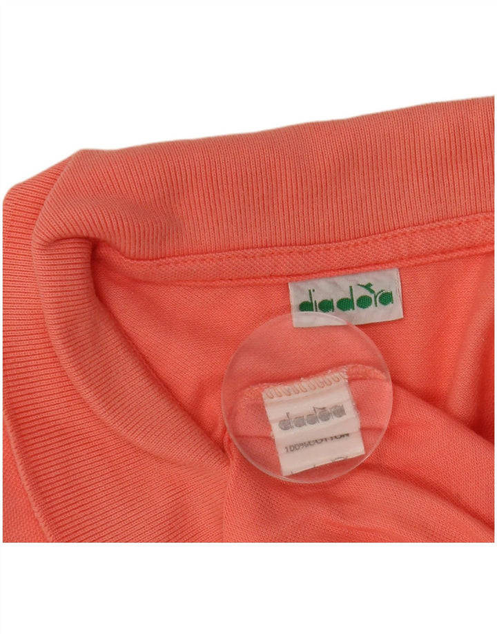 DIADORA Polo Homme Large Rose Coton