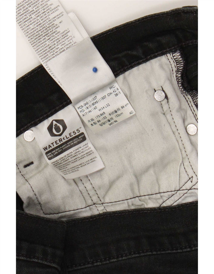 Levi's Jean Slim Homme W34 L32 Noir Coton