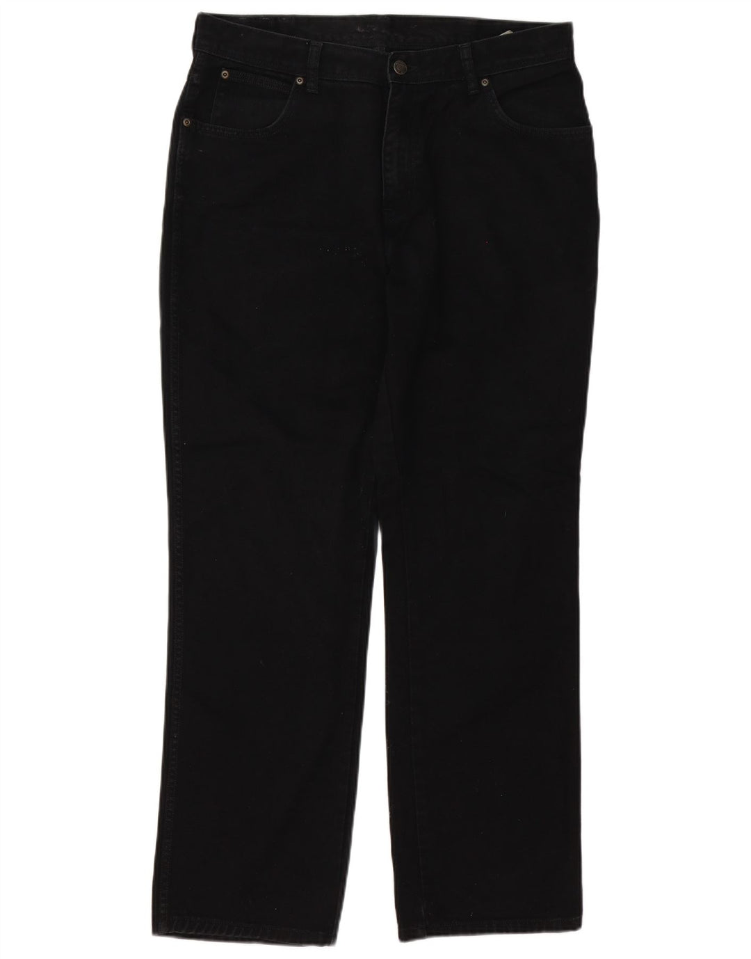 Wrangler Jean droit coupe régulière pour homme W36 L32 en coton noir