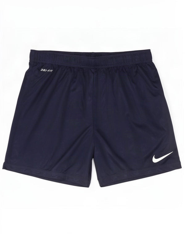 Nike Short de sport Dri Fit pour homme en polyester bleu marine moyen