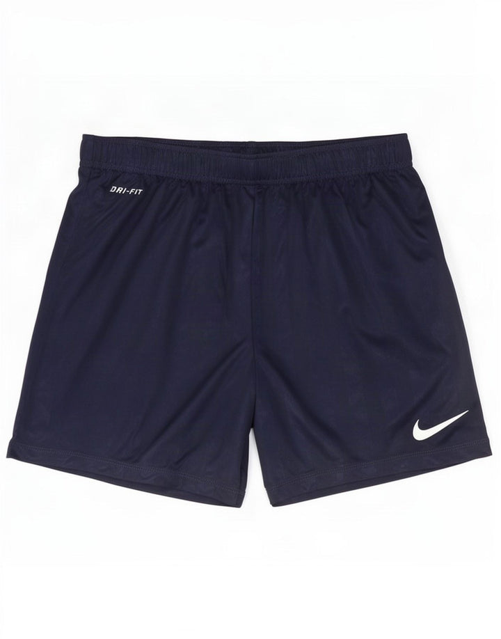 Nike Short de sport Dri Fit pour homme en polyester bleu marine moyen