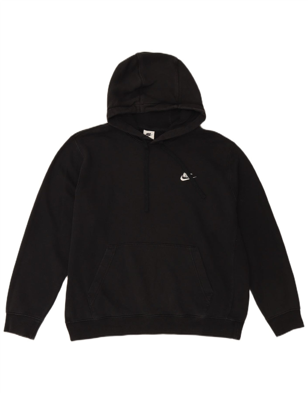 NIKE Pull à capuche pour homme Grand coton noir