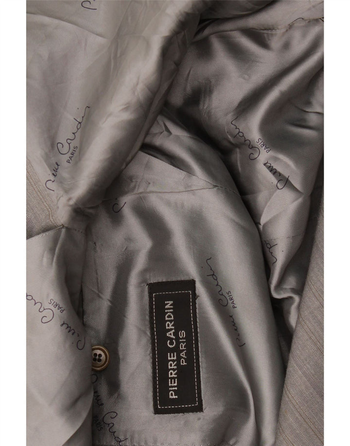 Pierre Cardin Veste Blazer 2 Boutons Homme UK 38 Gris Moyen Rayé