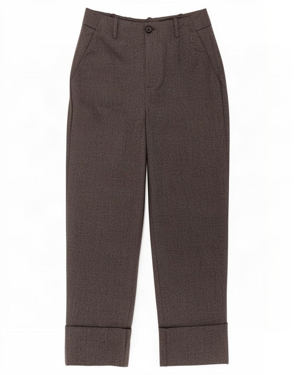 Zara Pantalon décontracté taille haute pour femme EU 36 XS W26 L27 Gris Polyester
