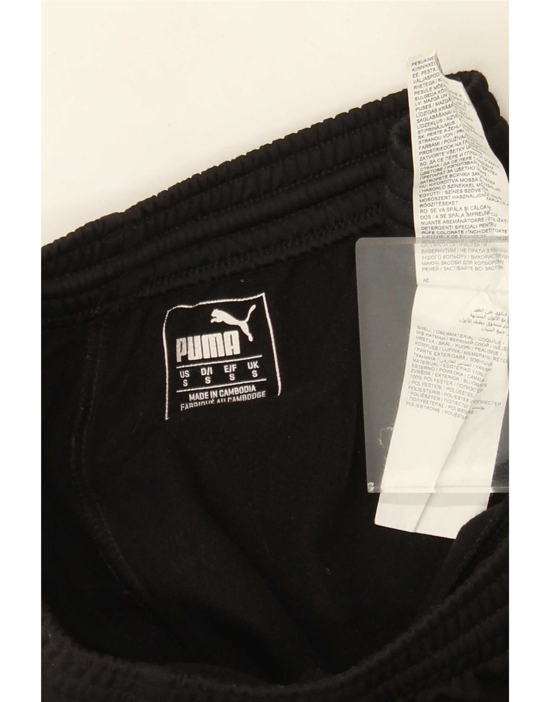 Puma Pantalon de survêtement pour homme Taille S Noir Polyester