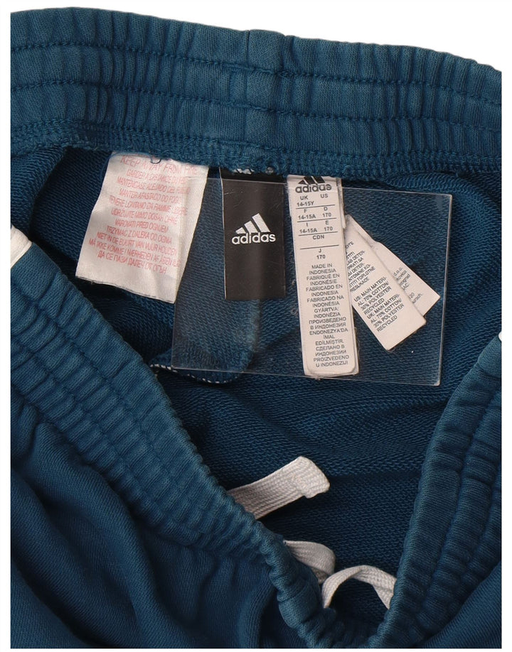 Pantalon de survêtement Adidas garçon 14-15 ans bleu coton
