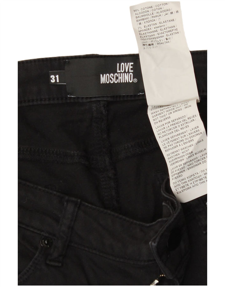 Moschino Jean Slim Femme W31 L30 Coton Noir