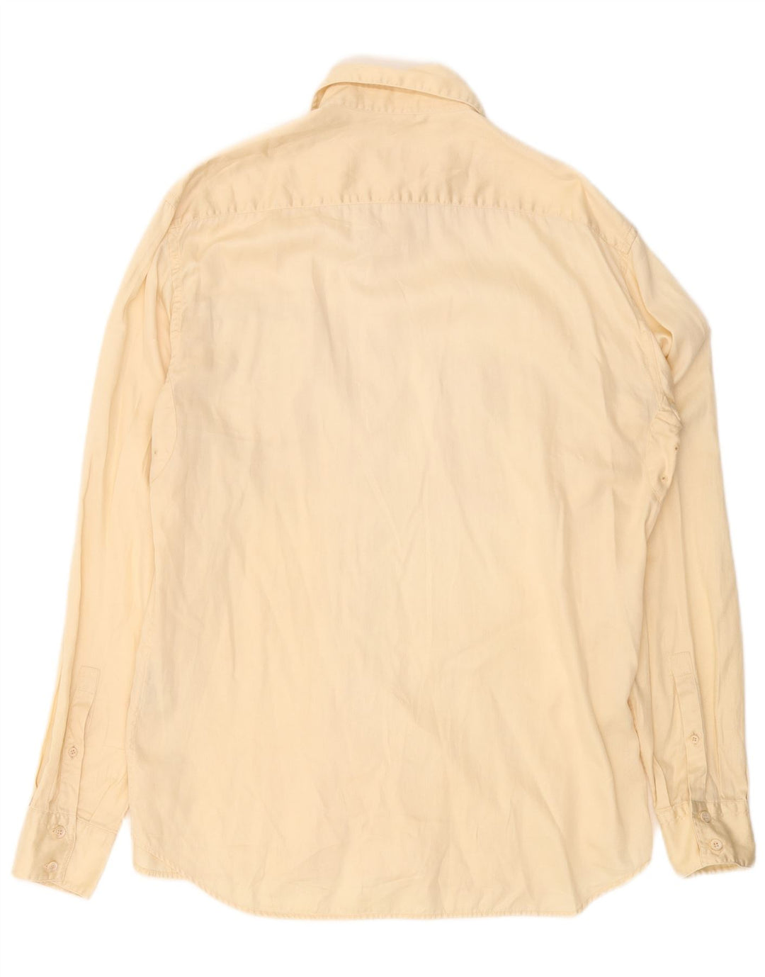 PRADA Chemise Homme Taille 43 17 XL Coton Jaune