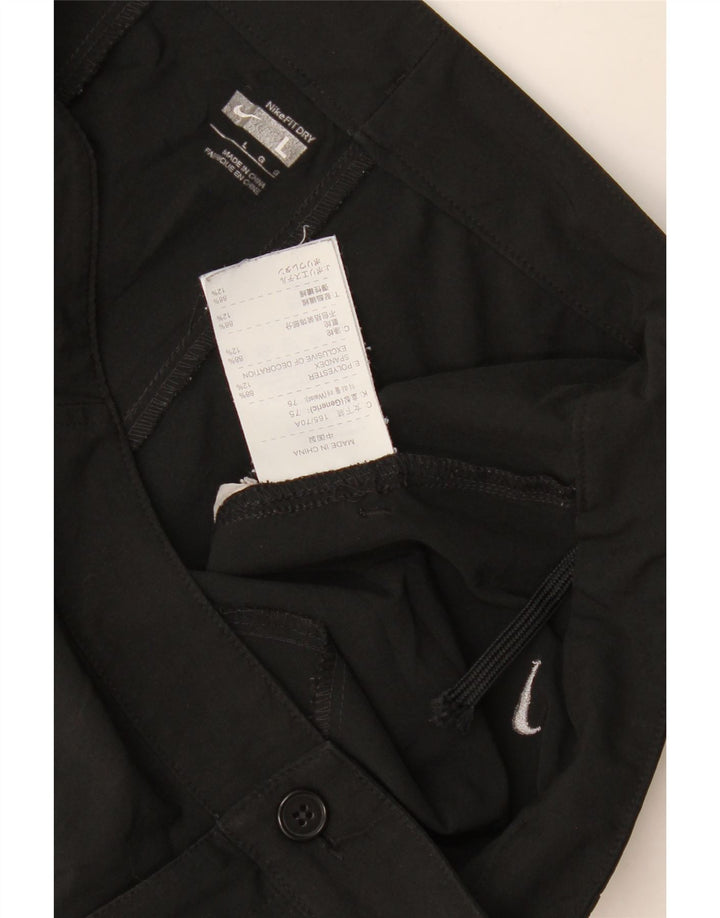 Nike Short décontracté pour femme Large W32 Noir Polyester