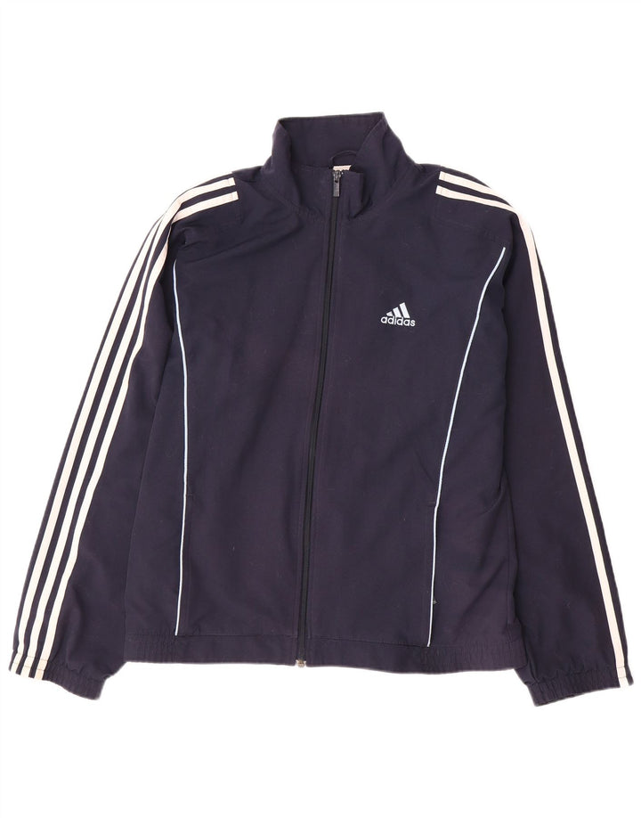 ADIDAS Veste de survêtement graphique pour homme UK 36/38 Small Bleu marine