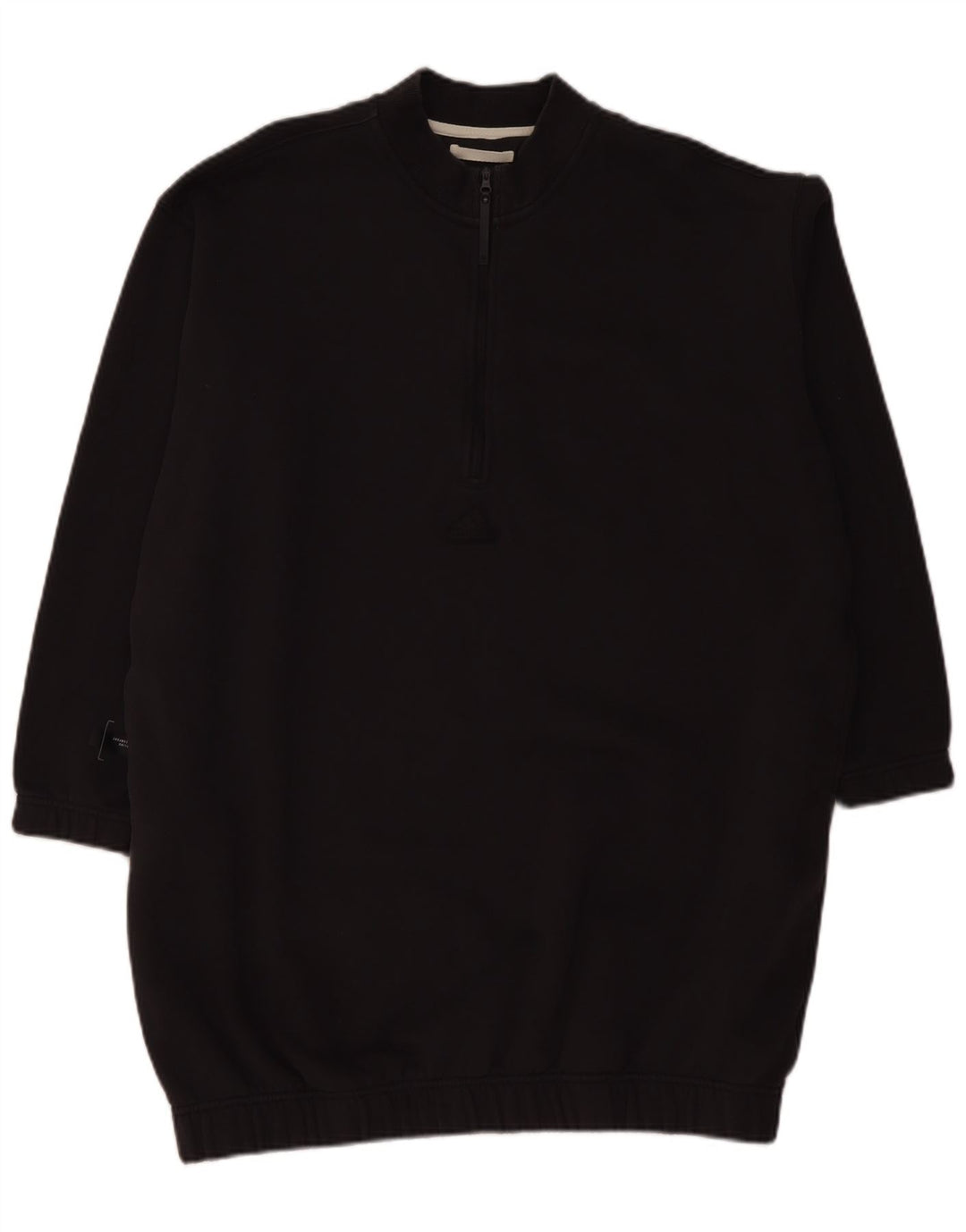 ADIDAS Robe pull surdimensionnée à col zippé pour femme UK 24/26 2XL Gris