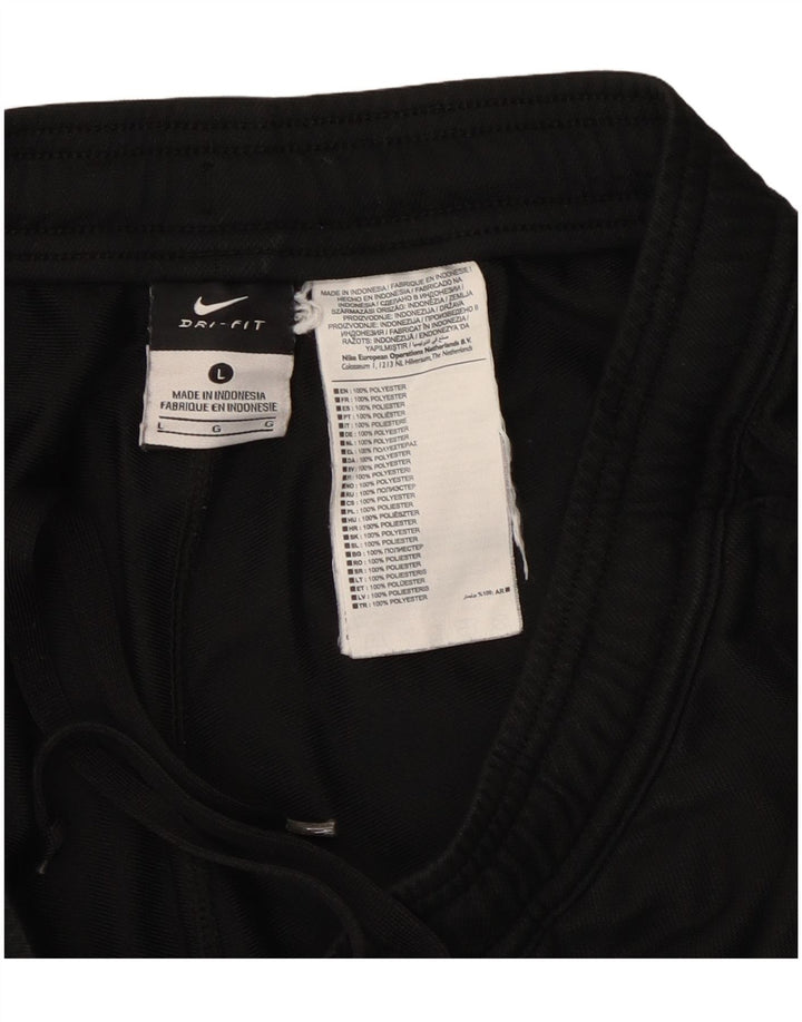 Pantalon de survêtement Nike Dri Fit pour hommes, grand, noir, polyester