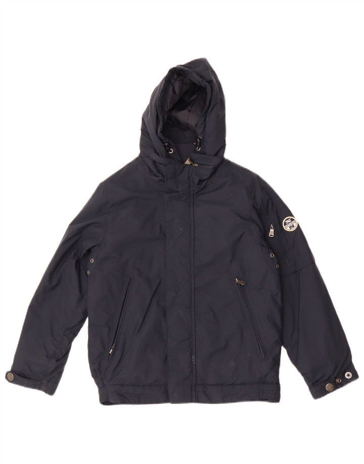 North Sails Veste matelassée à capuche pour garçon 5-6 ans Bleu marine Polyacrylique
