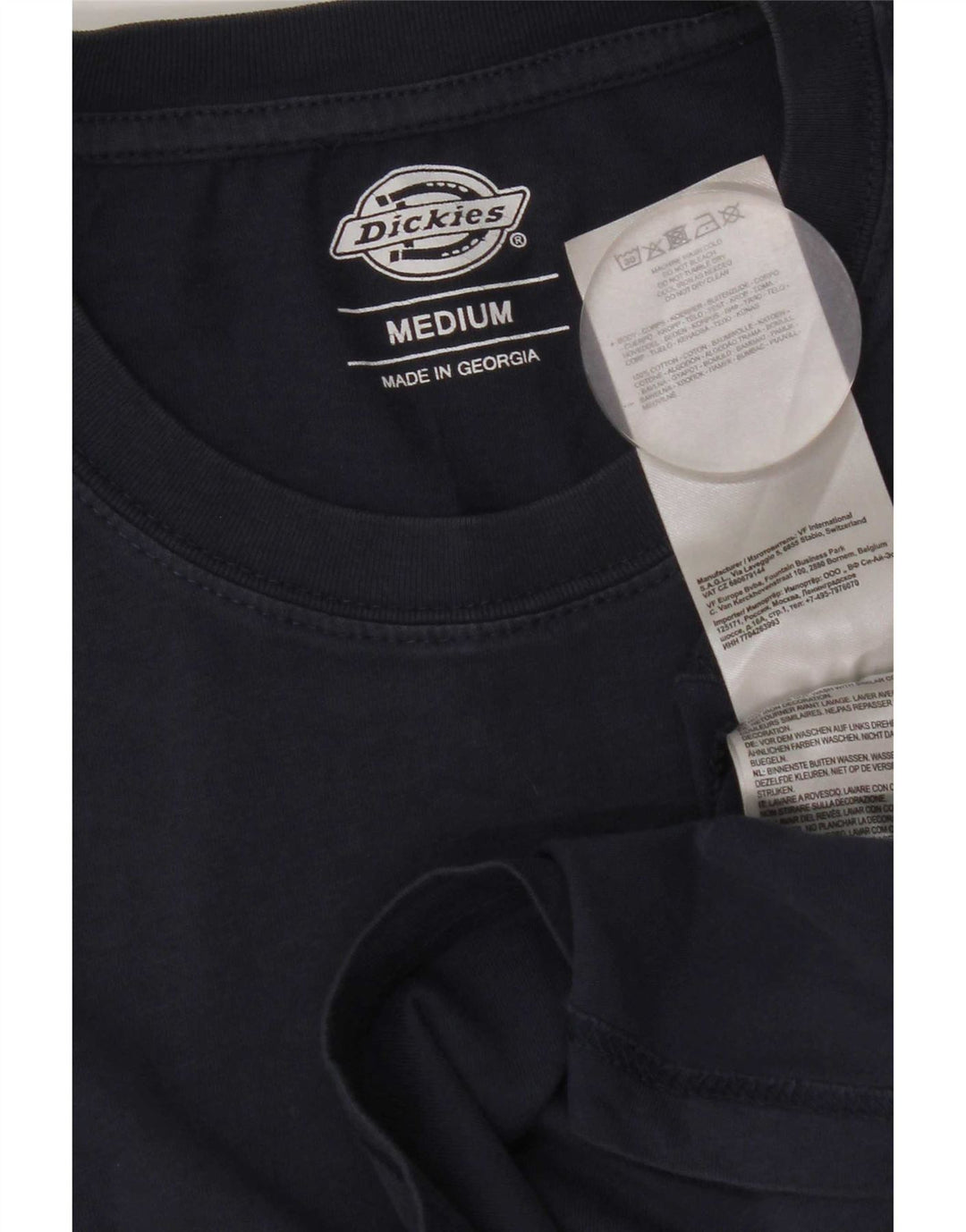 Dickies T-Shirt Homme Bleu Marine Moyen Coton